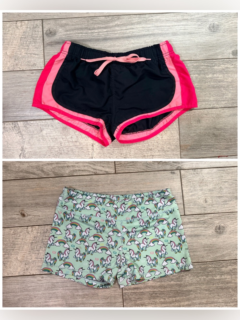 Girls Athletic Shorts (2 pairs)